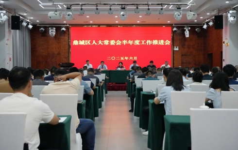鼎城区人大常委会召开半年度全区人大工作推进会